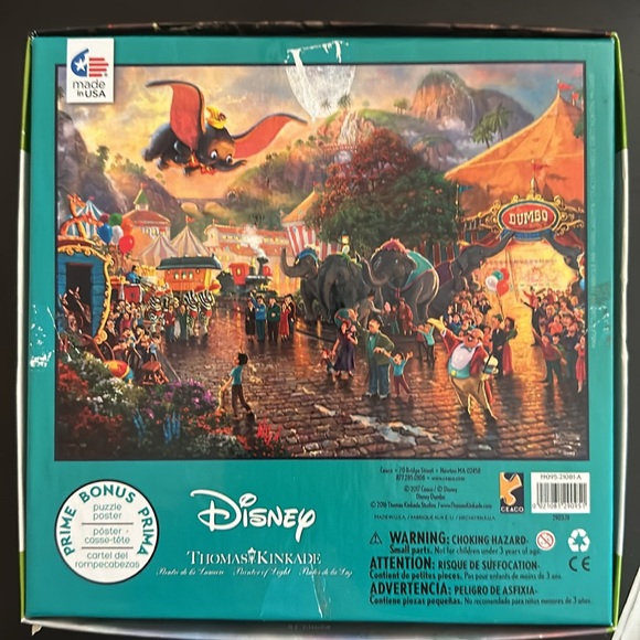 Disney puzzles EUC no missing pieces 300 piece Mickey & 750 pieceThomas Kinkade - Picture 6 of 7